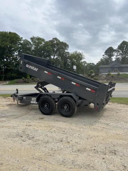 New 2027 Norstar DCB Series / 72" X 12' / 2-5,200# Electric Brake Axles / Scissor Hoist / Barn Door Rear Gates / Ramps