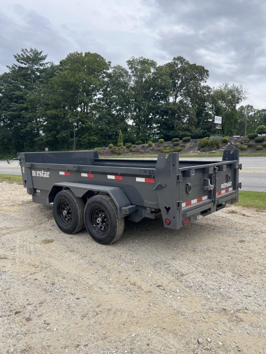 New 2027 Norstar DCB Series / 72" X 12' / 2-5,200# Electric Brake Axles / Scissor Hoist / Barn Door Rear Gates / Ramps