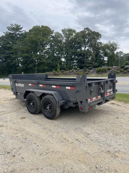 New 2027 Norstar DCB Series / 72" X 12' / 2-5,200# Electric Brake Axles / Scissor Hoist / Barn Door Rear Gates / Ramps