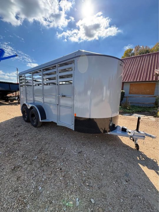 New 2027 Delta Mfg 16' Stock Bumper Pull Horse Trailer
