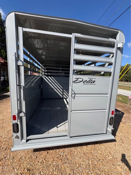 New 2027 Delta Mfg 16' Stock Bumper Pull Horse Trailer