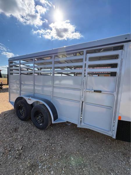 New 2027 Delta Mfg 16' Stock Bumper Pull Horse Trailer