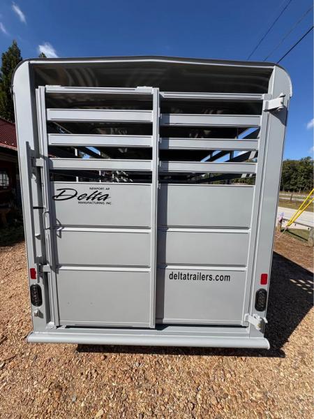 New 2027 Delta Mfg 16' Stock Bumper Pull Horse Trailer