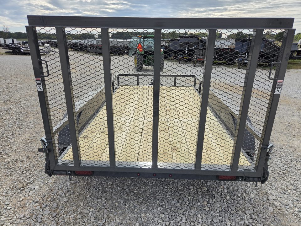 New 2027 Lamar 77X12 TANDEM 7K TUBETOP UTILITY W/4' SPRING GATE