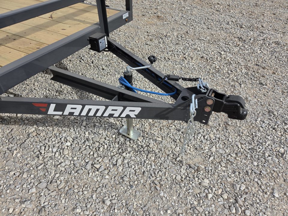 New 2027 Lamar 77X12 TANDEM 7K TUBETOP UTILITY W/4' SPRING GATE