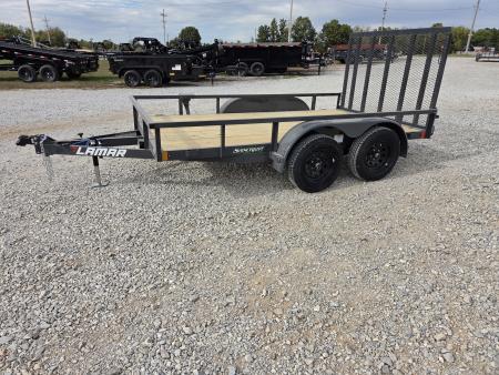 New 2027 Lamar 77X12 TANDEM 7K TUBETOP UTILITY W/4' SPRING GATE