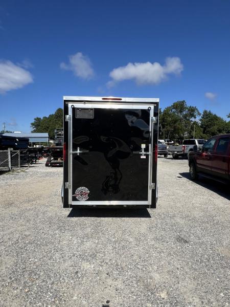 New 2027 Homesteader Trailer / 612IS / 6' wide x 12' Long / 32" Side Door / Ramp Rear Door / 6'6' Interior Height / .080 Black Aluminum