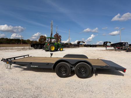 New 2027 Lamar Trailers TANDEM CH W/ 2' DOVE/ SLIDE IN RAMPS/ REMOVABLE FENDERS/ 83X18 Car Hauler