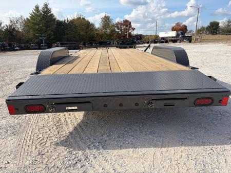 New 2027 Lamar Trailers TANDEM CH W/ 2' DOVE/ SLIDE IN RAMPS/ REMOVABLE FENDERS/ 83X18 Car Hauler