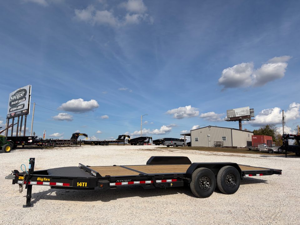 New 2027 Big Tex Trailers 14TI TANDEM GRAVITY TILT W/ 16' STATIONARY & 6' TILT DECKS/ I-BEAM/ 83X20 Tilt Trailer