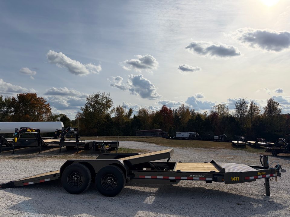 New 2027 Big Tex Trailers 14TI TANDEM GRAVITY TILT W/ 16' STATIONARY & 6' TILT DECKS/ I-BEAM/ 83X20 Tilt Trailer