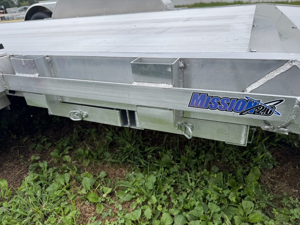 New 2027 Mission MOCH8X18 AL 7K Car Hauler ALUMINUM DECK