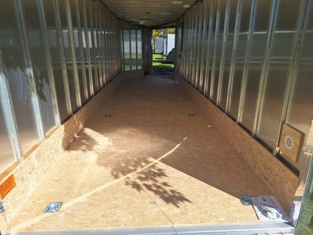 New 7X29 Stealth Trailers 4 place Snowmobile Trailer Aluminum