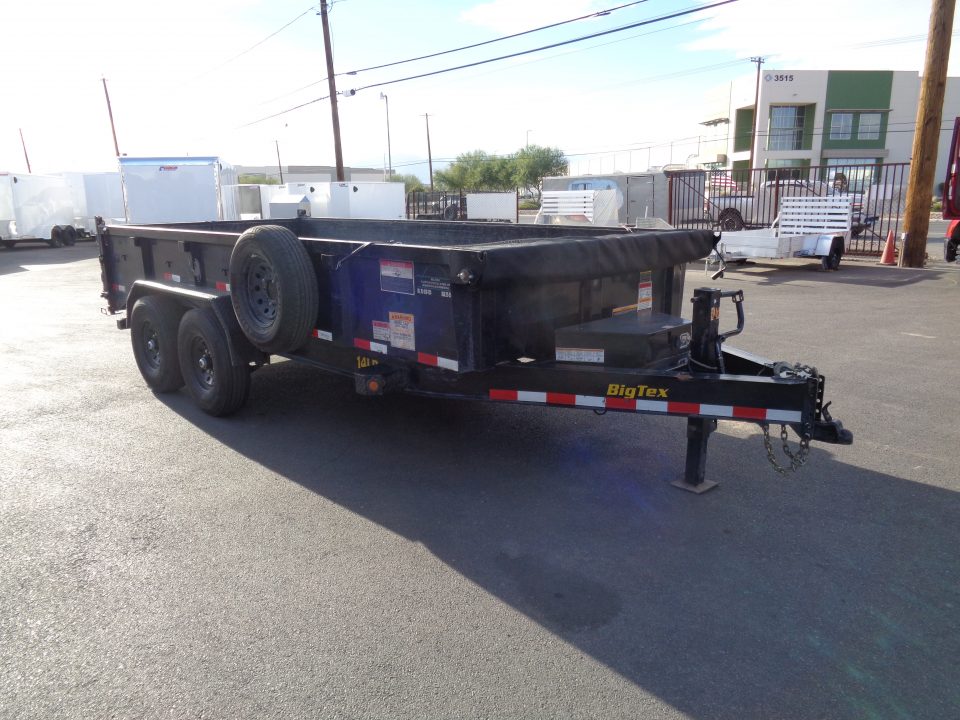 Used 2023 Big Tex Trailers * 14LP-16 * 16Ft Heavy Duty Ultra Low Profile 14k Dump Trailer