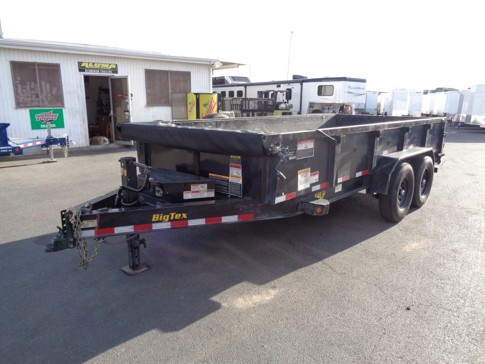 Used 2023 Big Tex Trailers * 14LP-16 * 16Ft Heavy Duty Ultra Low Profile 14k Dump Trailer