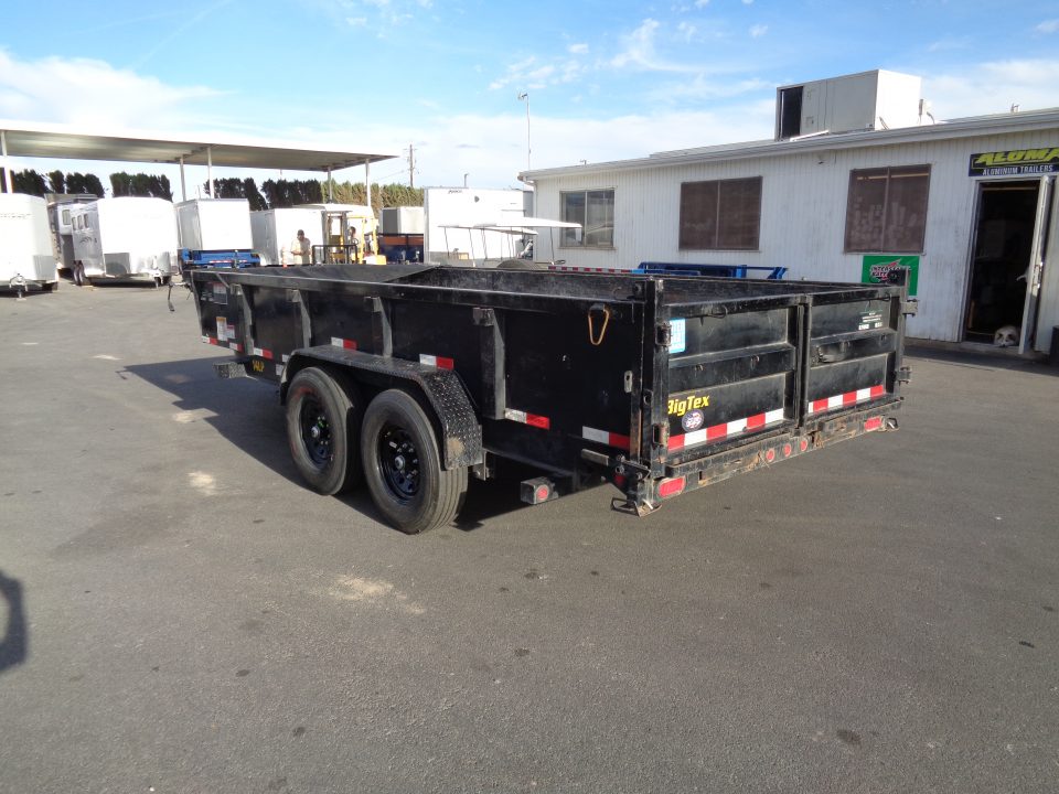 Used 2023 Big Tex Trailers * 14LP-16 * 16Ft Heavy Duty Ultra Low Profile 14k Dump Trailer