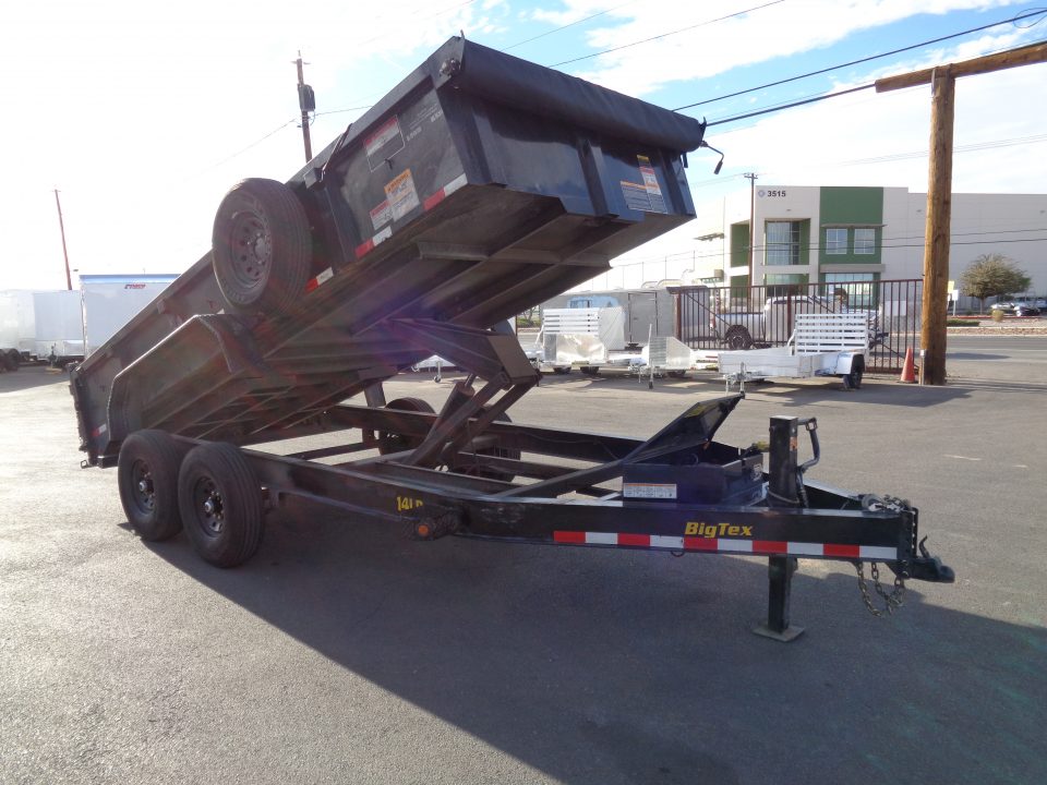 Used 2023 Big Tex Trailers * 14LP-16 * 16Ft Heavy Duty Ultra Low Profile 14k Dump Trailer
