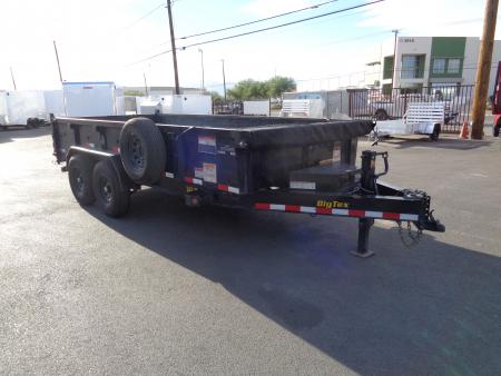 Used 2023 Big Tex Trailers * 14LP-16 * 16Ft Heavy Duty Ultra Low Profile 14k Dump Trailer
