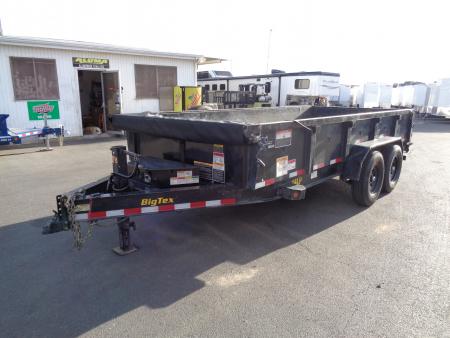 Used 2023 Big Tex Trailers * 14LP-16 * 16Ft Heavy Duty Ultra Low Profile 14k Dump Trailer