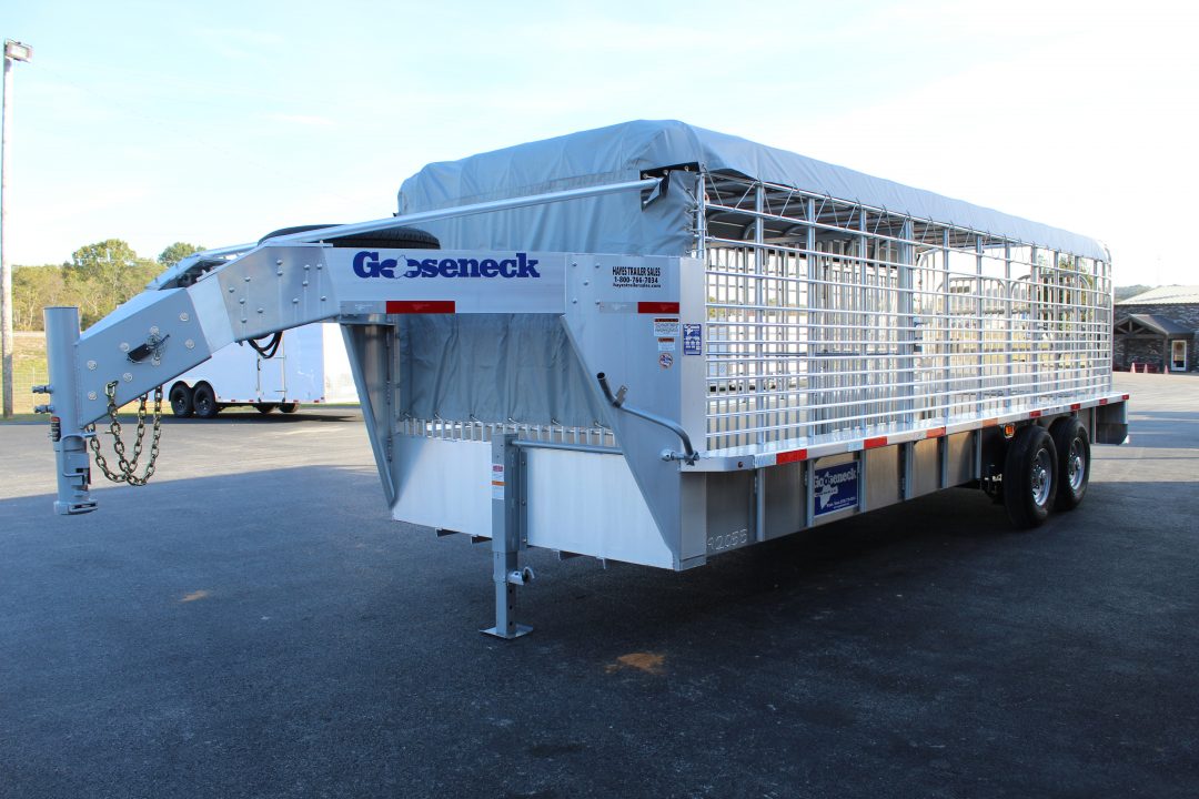 New 2027 Gooseneck Trailer MFG ALUMINUM Stock / Stock Combo Trailer