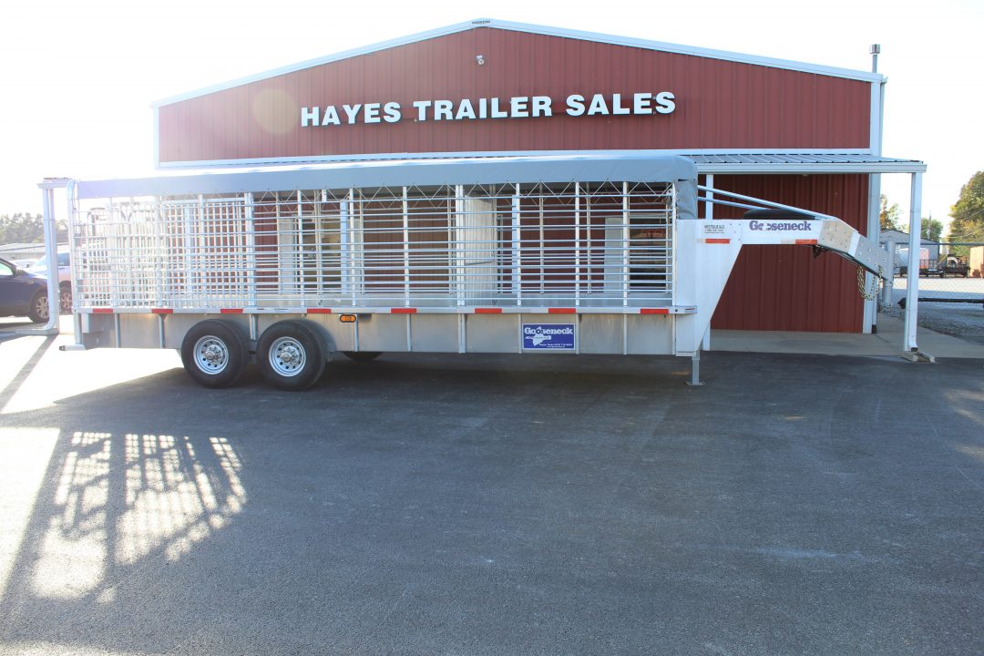 New 2027 Gooseneck Trailer MFG ALUMINUM Stock / Stock Combo Trailer