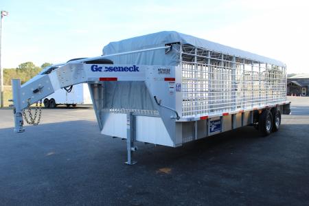 New 2027 Gooseneck Trailer MFG ALUMINUM Stock / Stock Combo Trailer