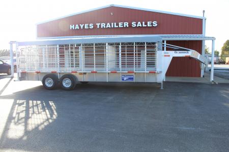 New 2027 Gooseneck Trailer MFG ALUMINUM Stock / Stock Combo Trailer