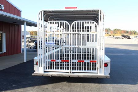 New 2027 Gooseneck Trailer MFG ALUMINUM Stock / Stock Combo Trailer