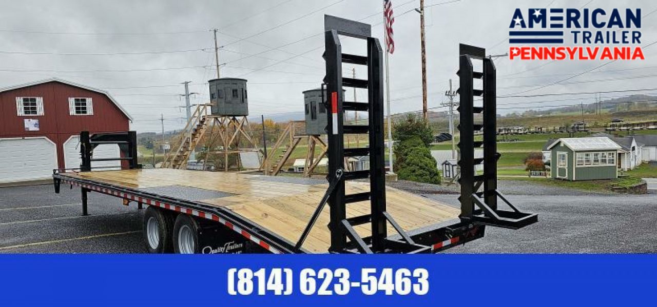New 2027 Quality Trailers Pro Grade Gooseneck Deckover / 25,000 GVWR / 25' (20'+5')