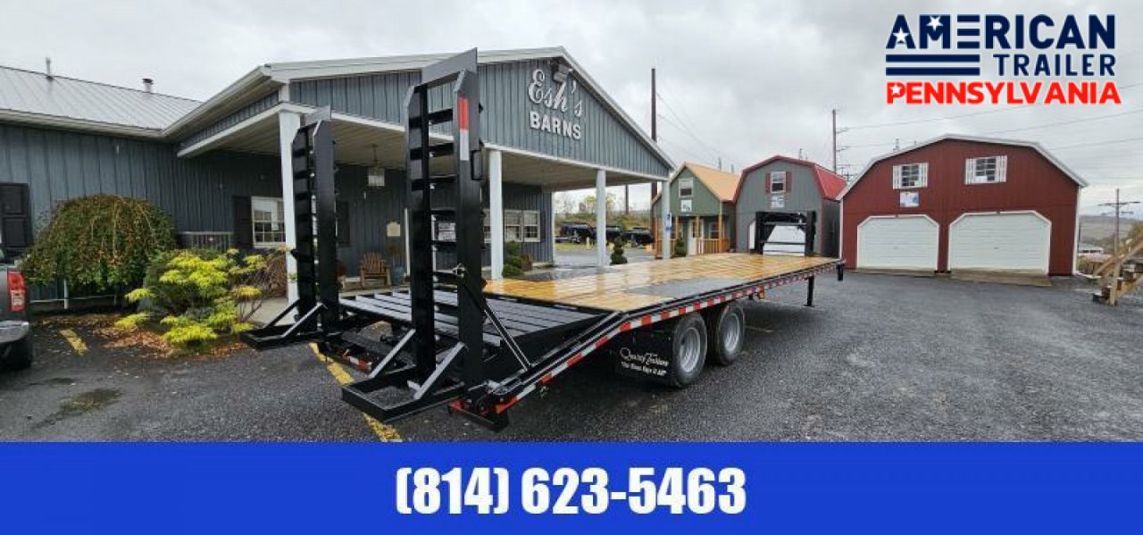 New 2027 Quality Trailers Pro Grade Gooseneck Trailer / 30' / 25K GVWR / Pop-up Dovetail