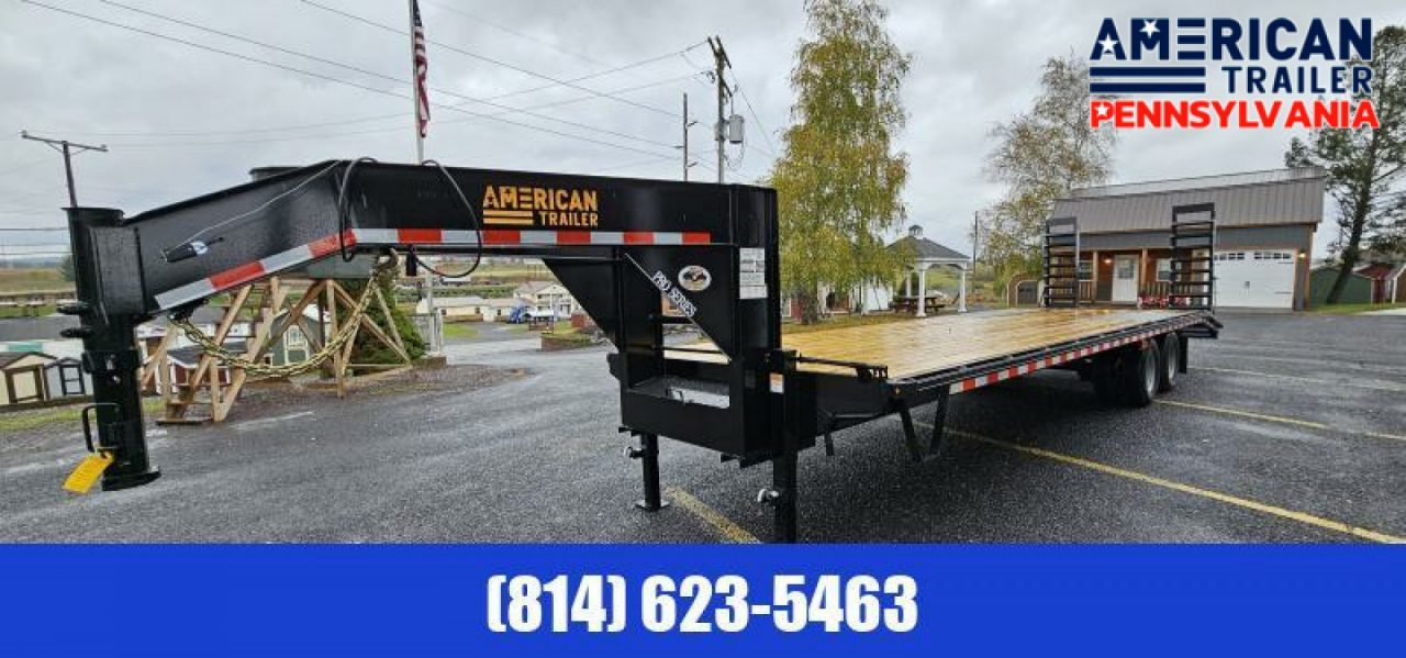 New 2027 Quality Trailers Pro Grade Gooseneck Trailer / 30' / 25K GVWR / Pop-up Dovetail