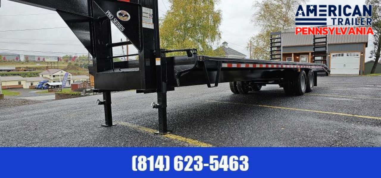 New 2027 Quality Trailers Pro Grade Gooseneck Trailer / 30' / 25K GVWR / Pop-up Dovetail