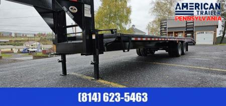 New 2027 Quality Trailers Pro Grade Gooseneck Trailer / 30' / 25K GVWR / Pop-up Dovetail