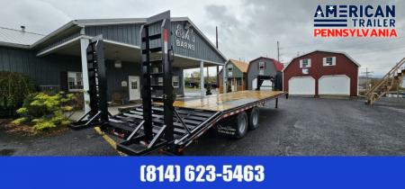 New 2027 Quality Trailers Pro Grade Gooseneck Trailer / 30' / 25K GVWR / Pop-up Dovetail