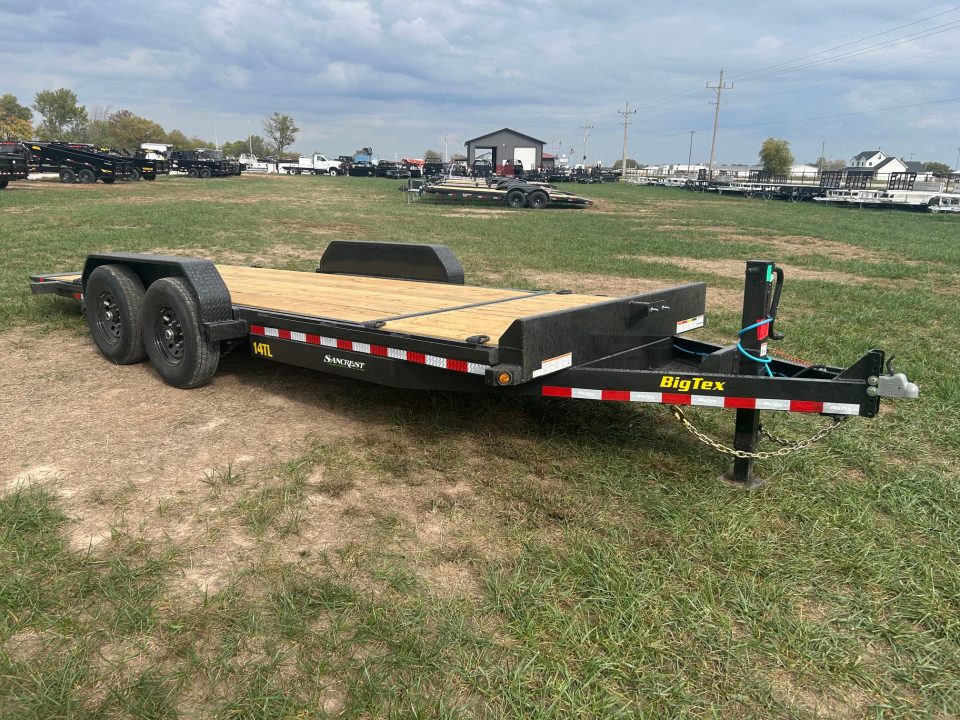 New 2027 Big Tex 83x20 Tandem 14K Gravity Tilt w/ 6' Stationary Deck