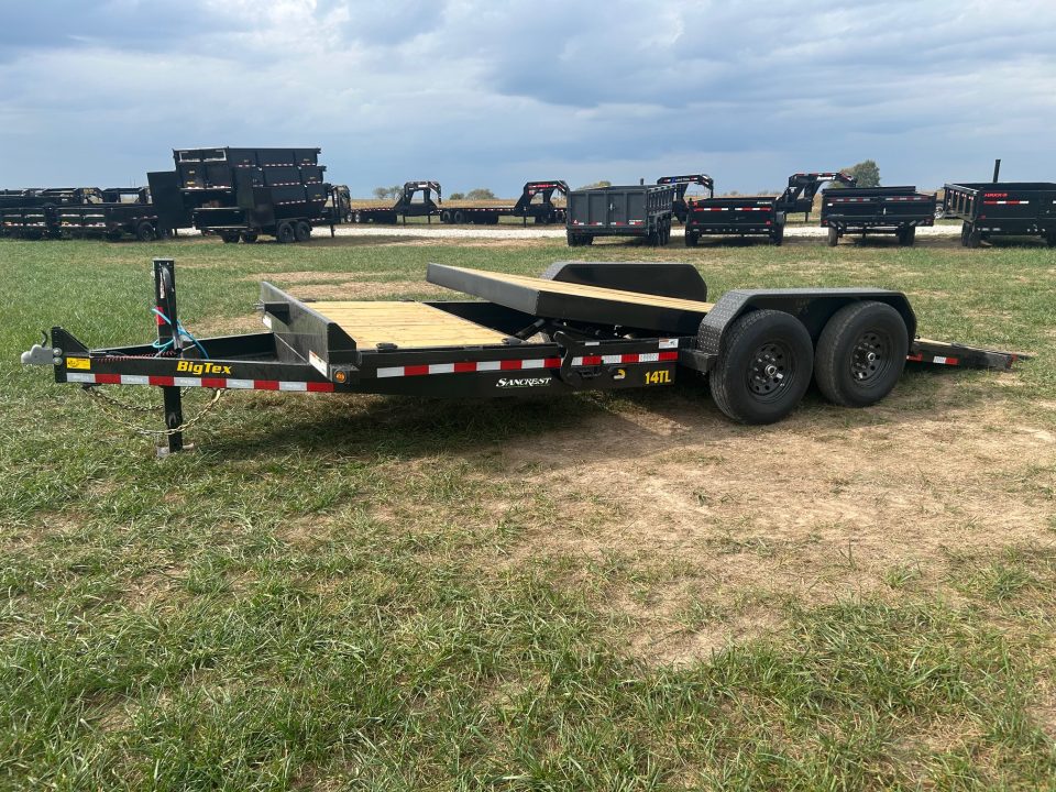 New 2027 Big Tex 83x20 Tandem 14K Gravity Tilt w/ 6' Stationary Deck