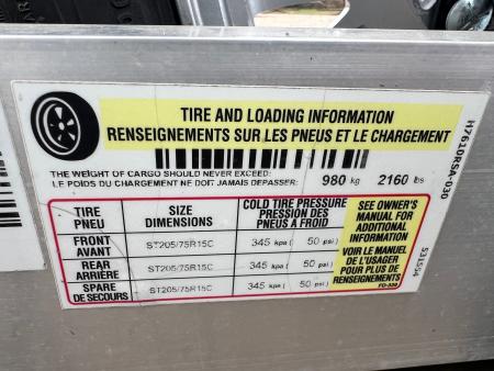 Used 2020 H&H Trailers 10' Aluminum Utility Trailer