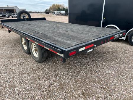 Used 2007 Jensen Deckover Equipment Trailer