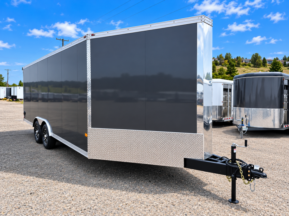 New 2027 Wells Cargo 8.5x28 10k Snowmobile Trailer