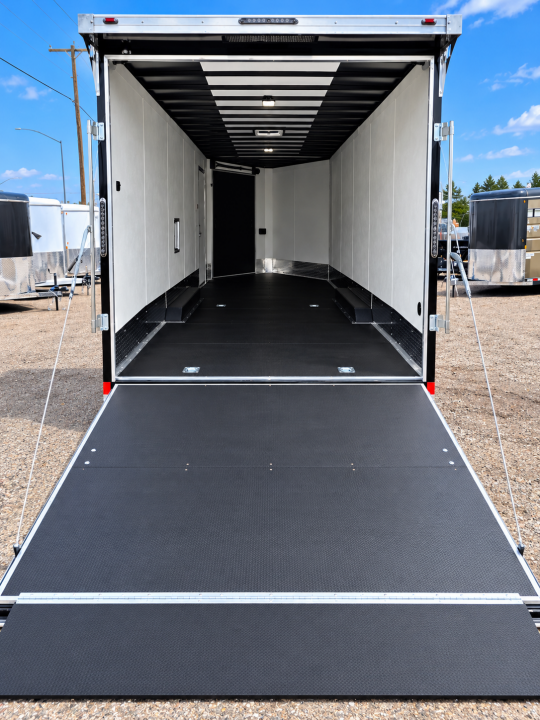 New 2027 Wells Cargo 8.5x28 10k Snowmobile Trailer