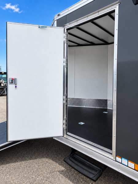 New 2027 Wells Cargo 8.5x28 10k Snowmobile Trailer