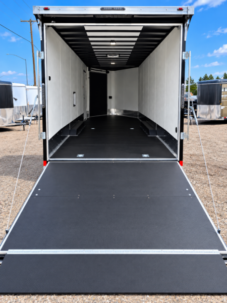 New 2027 Wells Cargo 8.5x28 10k Snowmobile Trailer
