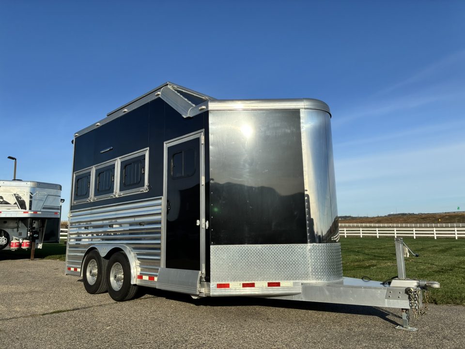 Used 2018 Cimarron Trailers Custom 3 Horse Bumper Pull Horse Trailer