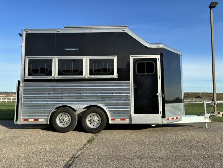 Used 2018 Cimarron Trailers Custom 3 Horse Bumper Pull Horse Trailer