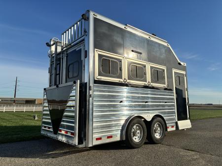 Used 2018 Cimarron Trailers Custom 3 Horse Bumper Pull Horse Trailer