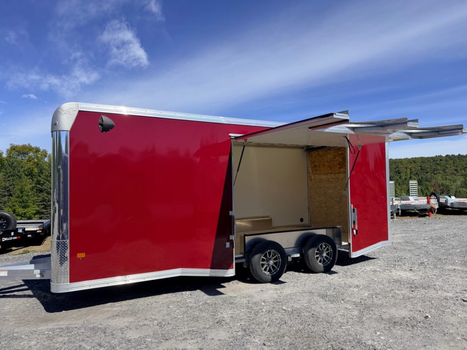 New 2027 XPRESS 8.5' x 20' Aluminum Enclosed Cargo Car Hauler w/ Escape Door & Spread Axle!
