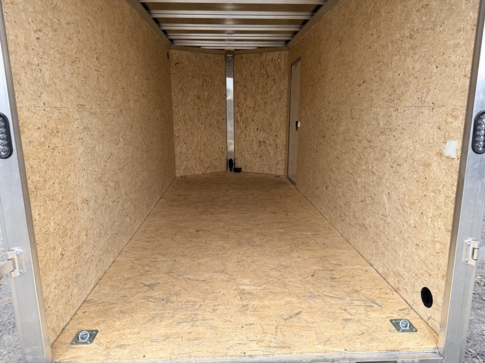 New 2026 XPRESS 7' x 16' Aluminum Enclosed Cargo Trailer w/ 12" Extra Height & Ramp Door!