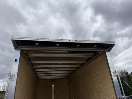 New 2026 XPRESS 7' x 16' Aluminum Enclosed Cargo Trailer w/ 12" Extra Height & Ramp Door!