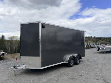 New 2026 XPRESS 7' x 16' Aluminum Enclosed Cargo Trailer w/ 12  Extra Height & Ramp Door!