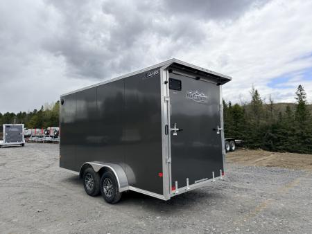 New 2026 XPRESS 7' x 16' Aluminum Enclosed Cargo Trailer w/ 12" Extra Height & Ramp Door!